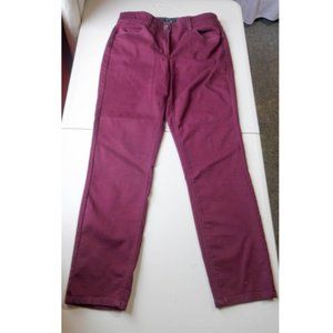Violet & Roses Harrietta Skinny Pants Maroon Size 6/28